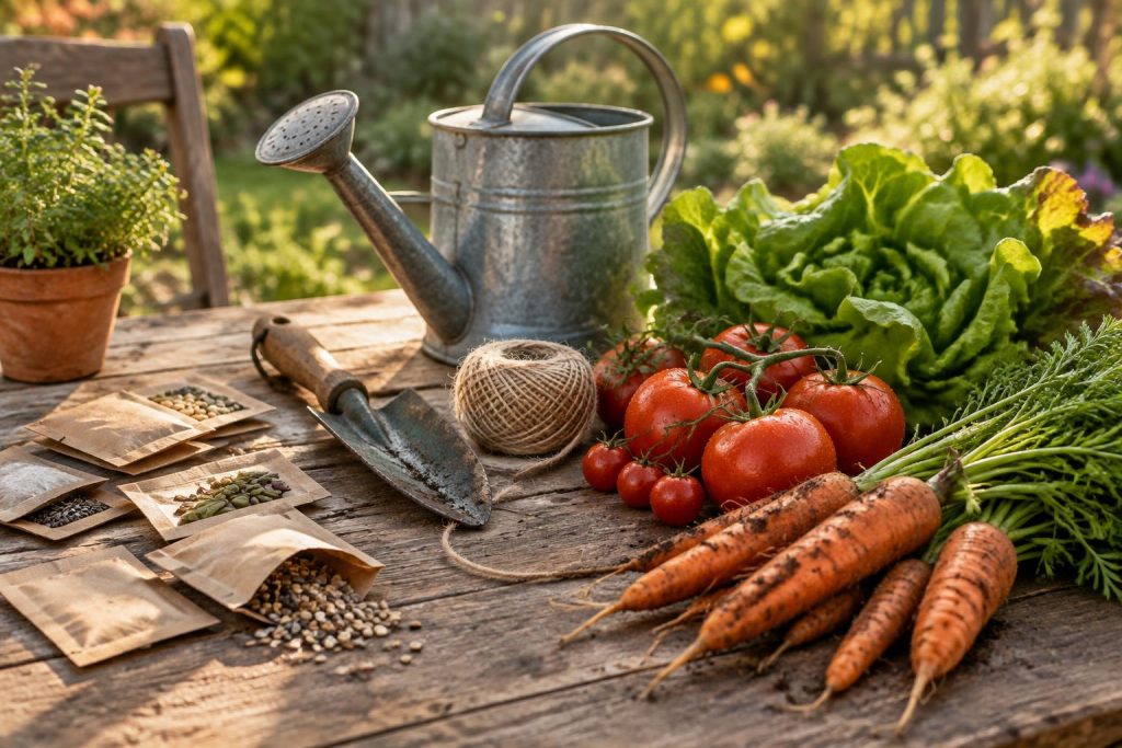 Calendrier du potager : que semer, planter et récolter mois par mois