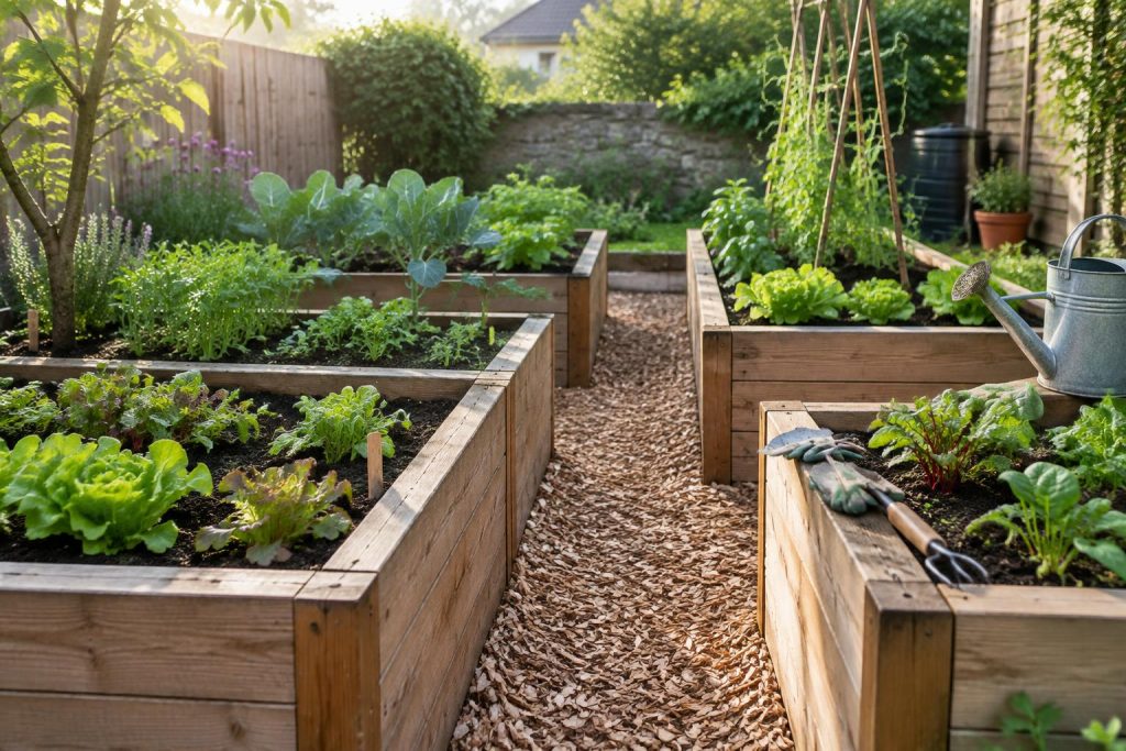 Plan de potager débutant : surface, légumes et étapes pour bien démarrer
